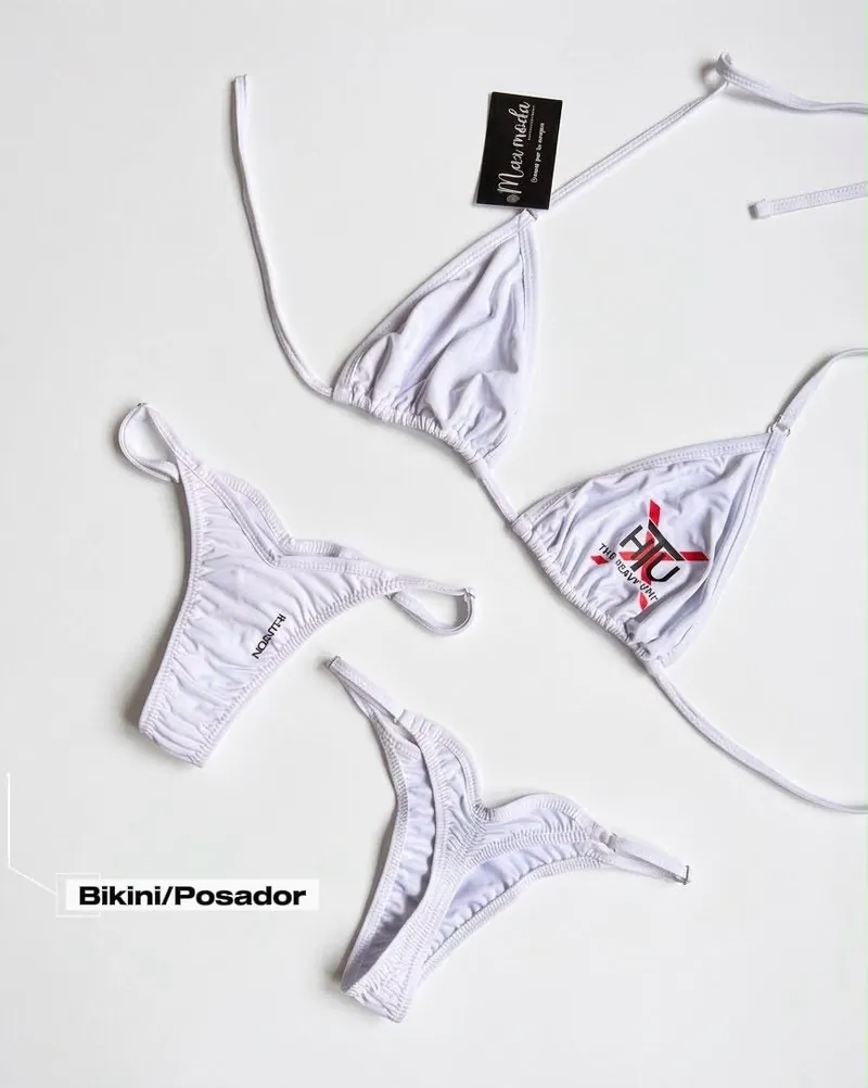 Bikini posador blanco competencia mujer – The Heavy Unit